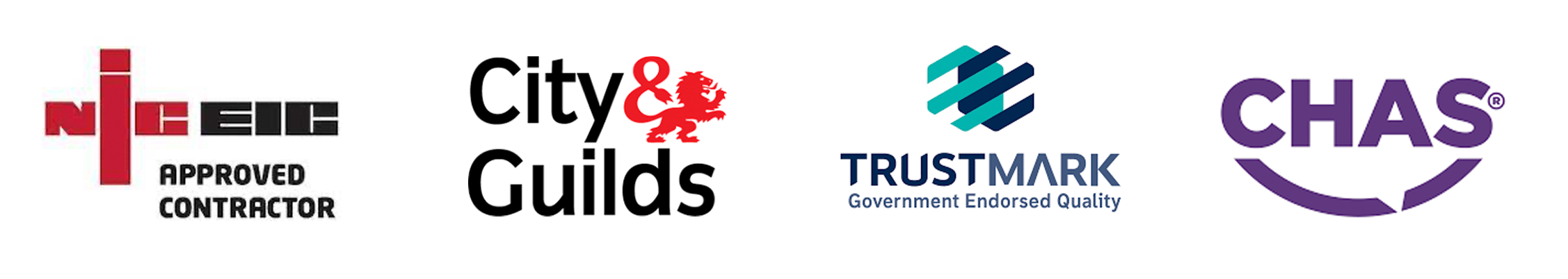 ASAP247 is proudly recognised by NICEIC, City & Guilds, TrustMark, and CHAS—trusted accreditations in the plumbing and electrical industry.